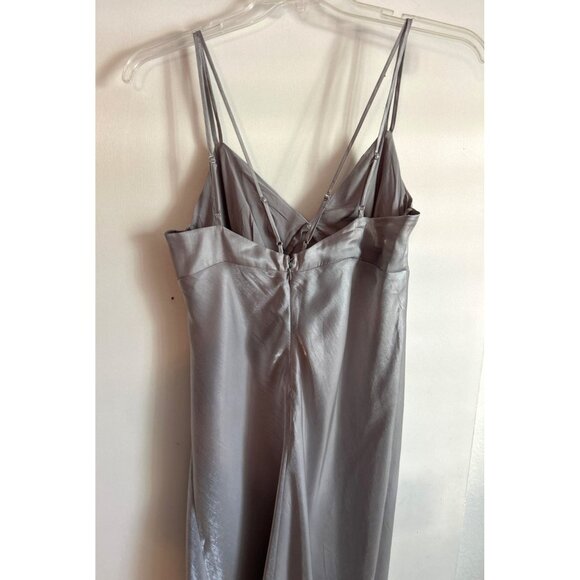 Women Silver Maxi Dress Size L - Picture 2 of 4